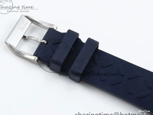 MIROTIME 0422 Casual Portuguese Chrono IW3716 Z+F 1:1 Best Edition White Dial on Blue Rubber Strap A 7016